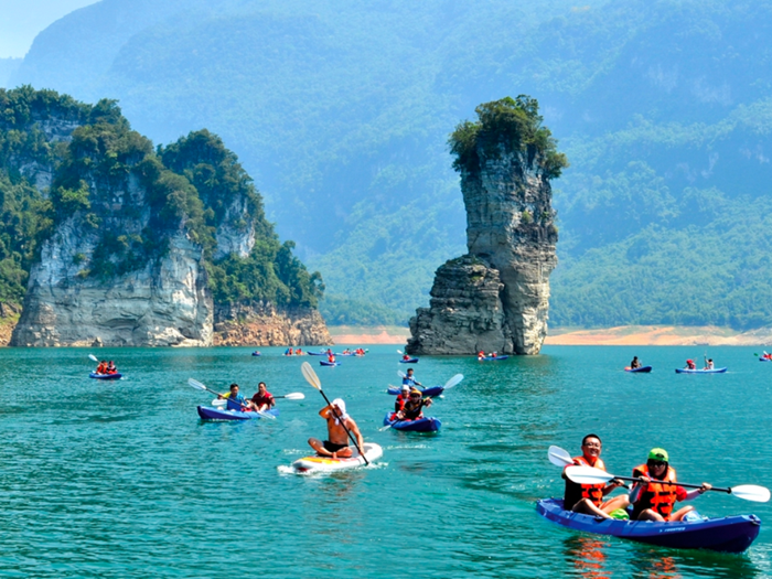 Na Hang là một khu du lịch sinh thái nổi tiếng tại Tuyên Quang với vẻ đẹp hoang sơ