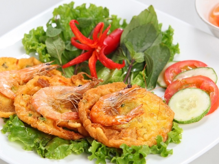 Tôm khô làm bánh