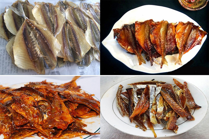 Từ nướng, chiên giòn đến rim mắm hay gỏi xoài, cá chỉ vàng khô có thể biến tấu thành nhiều món ăn hấp dẫn và đưa cơm.