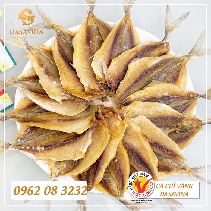 Được tuyển chọn từ nguồn nguyên liệu chất lượng, cá chỉ vàng khô Dasavina mang đến hương vị thơm ngon và an tâm khi sử dụng.